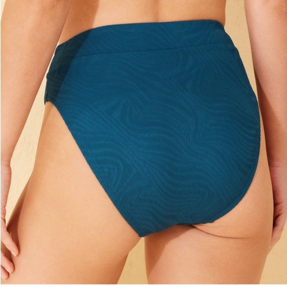 Shade & Shore Women’s Jacquard High Waist Bikini Set -Size Large - Picture 8 of 10